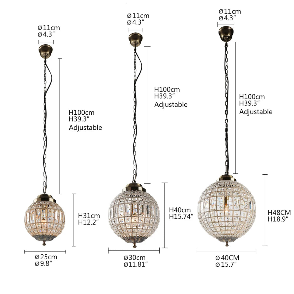 Modern Chandelier Lamp Lustres Lights E27 Living Room Bedroom Retro Vintage Royal Empire Ball Style Big LED Crystal Light