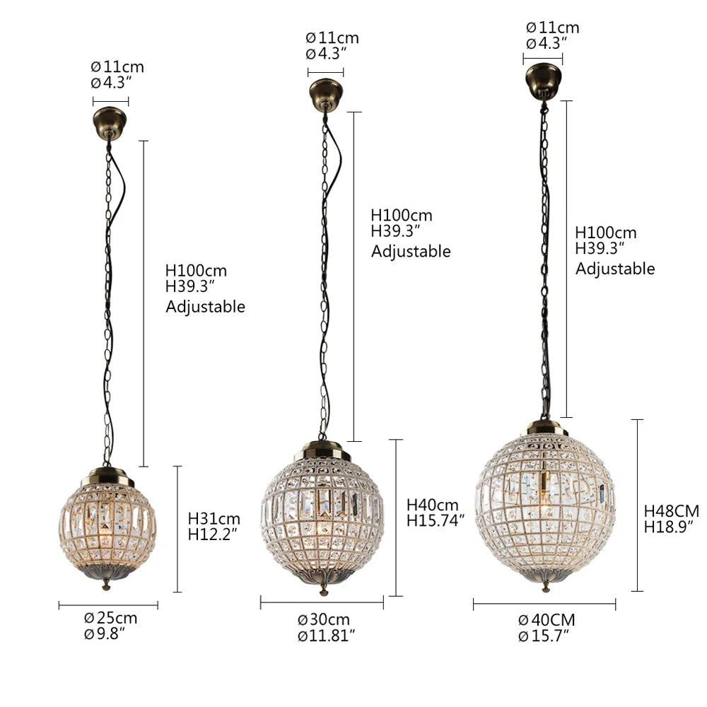 Modern Chandelier Lamp Lustres Lights E27 Living Room Bedroom Retro Vintage Royal Empire Ball Style Big LED Crystal Light