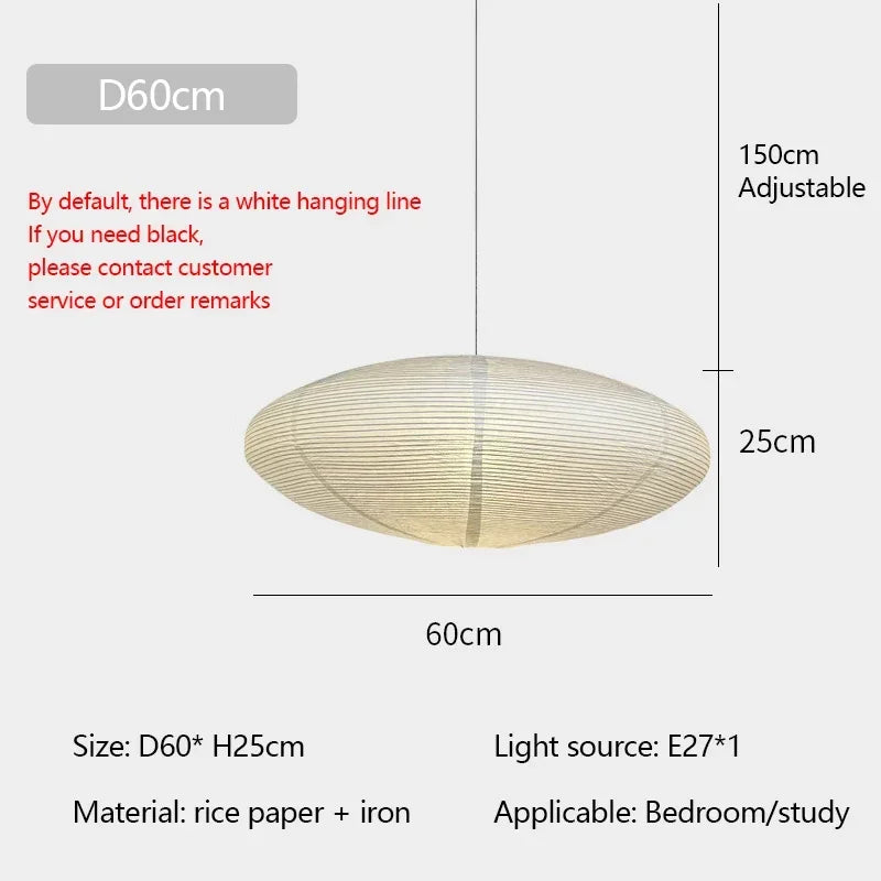 Retro Lantern Lighting Lamp Chinese Style Rice Paper Chandeliers for Bedroom Dining Living Room Study Home Decor Pendant Lights
