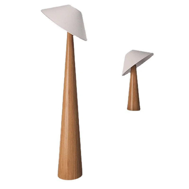 YSL Japanese LED E27 Solid Wood Vertical Table Lamp Living/Tea Room Bedroom Bedside Study Wabi-sabi Decorative Floor Lamp