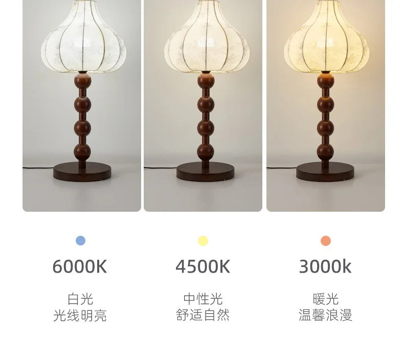 Chinese Style Luxury Cloth Floor Lamp Retro Art Living Room Bedroom Study Villa Hotel LED Decorative Standing Lighting Fixtures