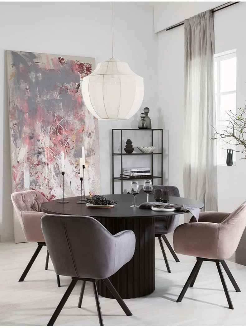 Danish Home Design Fabric Lamp for Living Room Sofa Home Decorations Bedroom Bedside Lamp Wabi Sabi Pendant Light