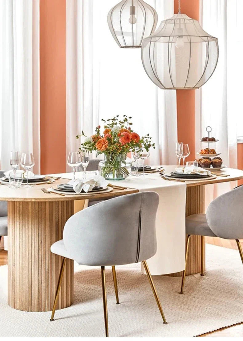 Danish Home Design Fabric Lamp for Living Room Sofa Home Decorations Bedroom Bedside Lamp Wabi Sabi Pendant Light