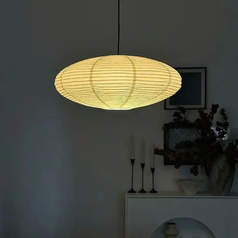 Retro Lantern Lighting Lamp Chinese Style Rice Paper Chandeliers for Bedroom Dining Living Room Study Home Decor Pendant Lights