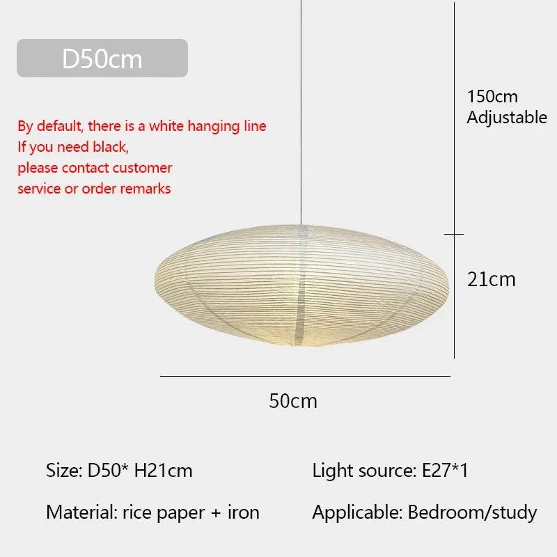 Retro Lantern Lighting Lamp Chinese Style Rice Paper Chandeliers for Bedroom Dining Living Room Study Home Decor Pendant Lights