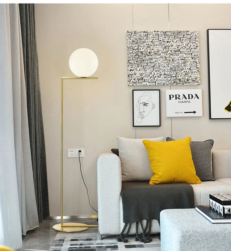 Luxury High-end Designer Bedroom Floor Lamp Simple Decoration Living Room Sofa Standing Lamp Home Decor Nordic Post-modern Light