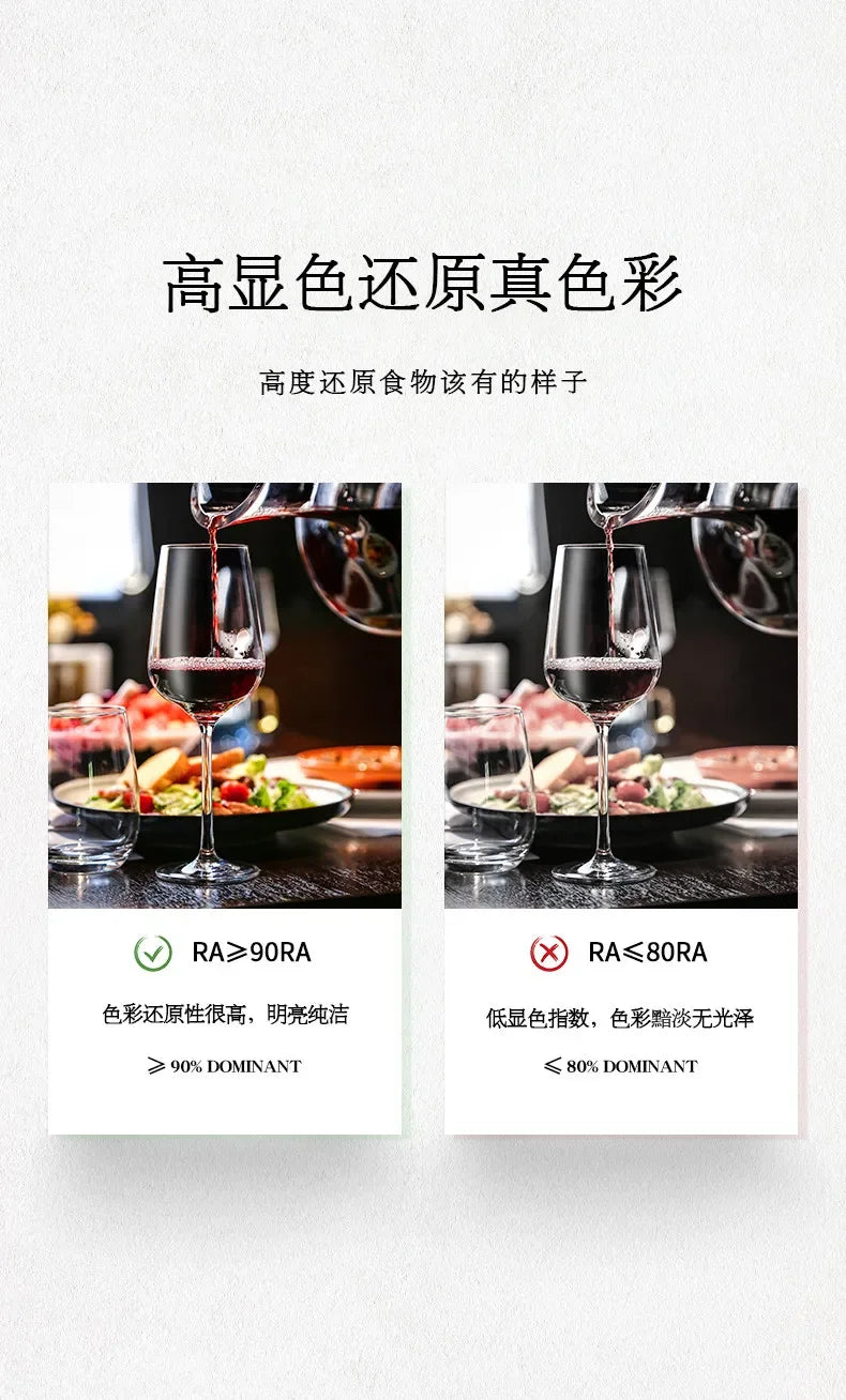 Home Decor Hanging Lighting Fixture Modern Minimalist LED Ceiling Chandelier for Table Dining Room Kitchen Island Pendant Lamp