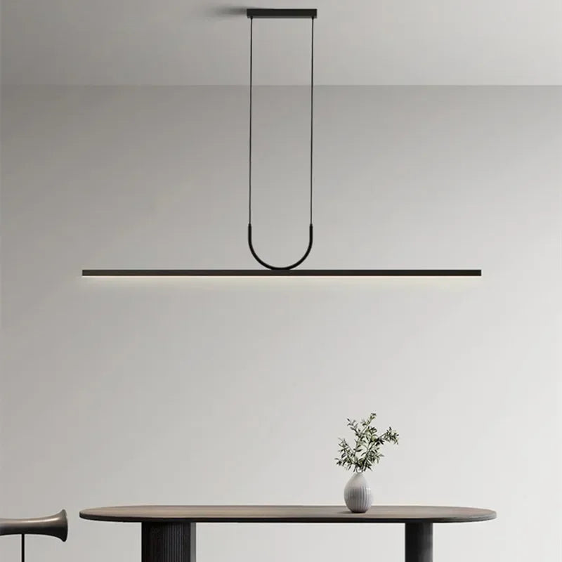 Home Decor Hanging Lighting Fixture Modern Minimalist LED Ceiling Chandelier for Table Dining Room Kitchen Island Pendant Lamp