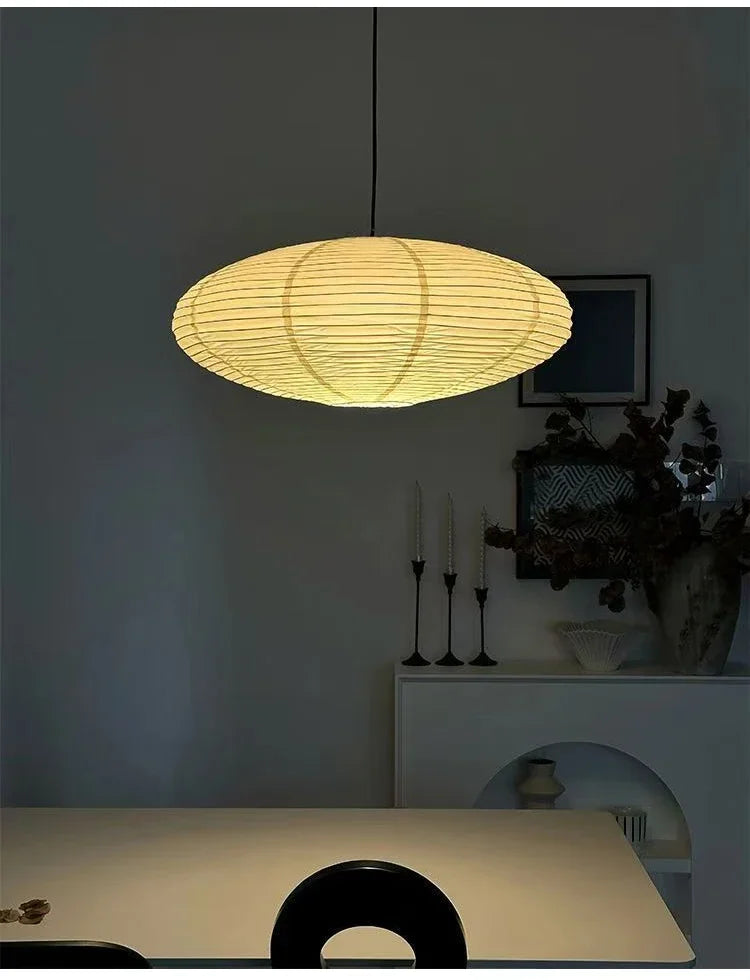 Retro Lantern Lighting Lamp Chinese Style Rice Paper Chandeliers for Bedroom Dining Living Room Study Home Decor Pendant Lights