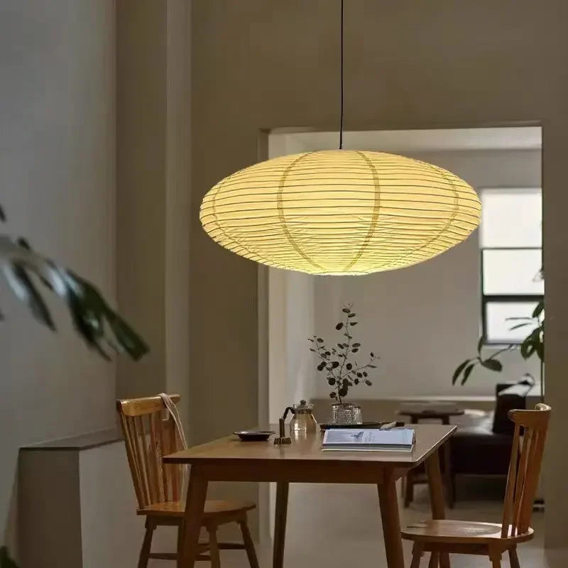 Retro Lantern Lighting Lamp Chinese Style Rice Paper Chandeliers for Bedroom Dining Living Room Study Home Decor Pendant Lights