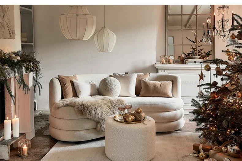 Danish Home Design Fabric Lamp for Living Room Sofa Home Decorations Bedroom Bedside Lamp Wabi Sabi Pendant Light