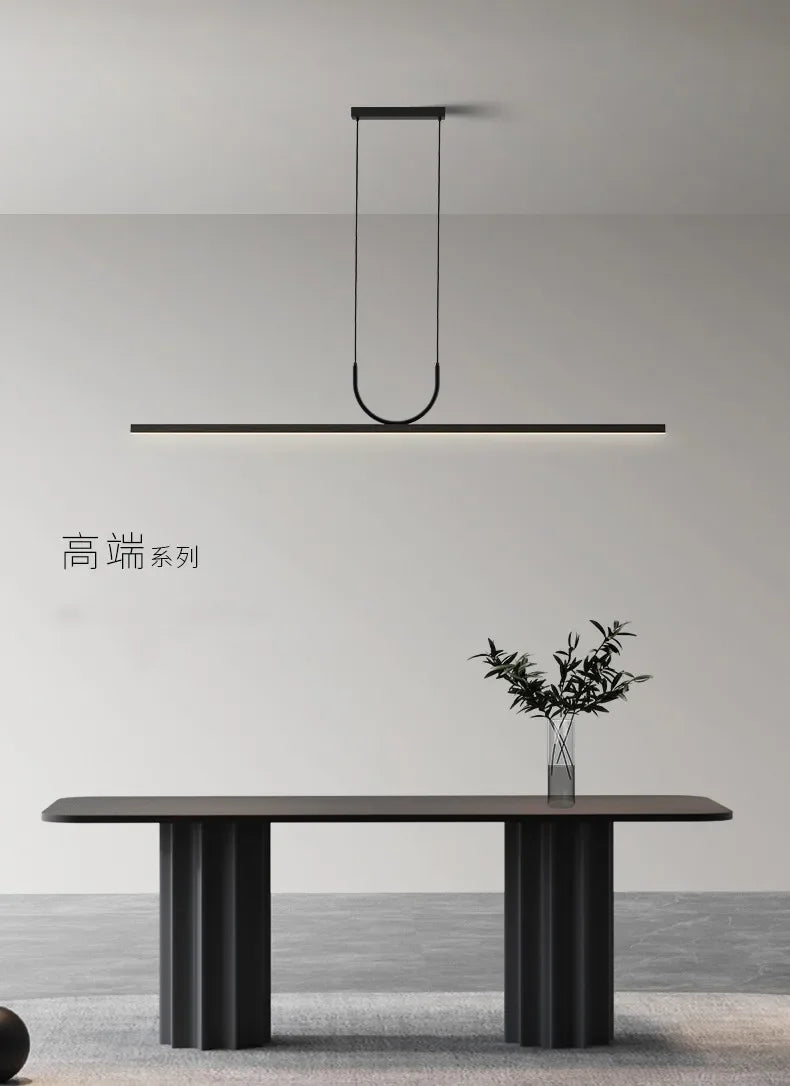 Home Decor Hanging Lighting Fixture Modern Minimalist LED Ceiling Chandelier for Table Dining Room Kitchen Island Pendant Lamp