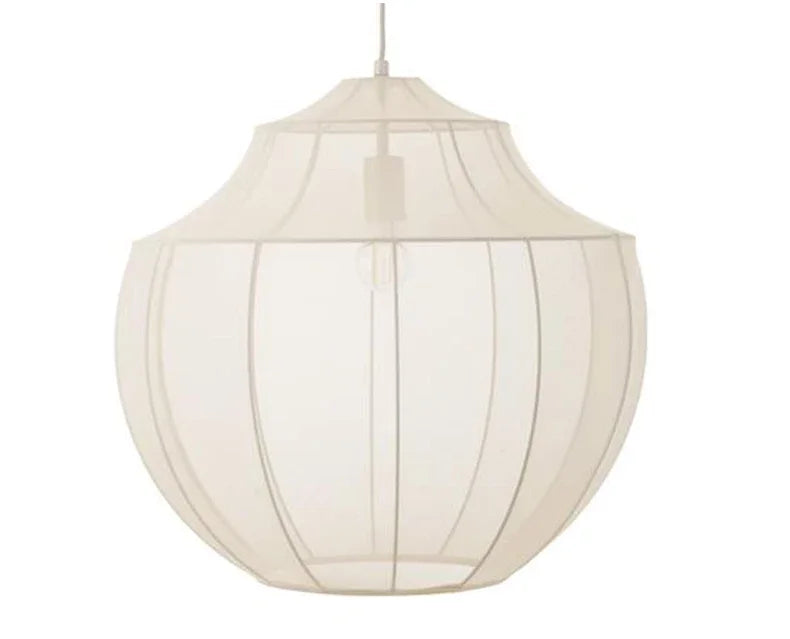 Danish Home Design Fabric Lamp for Living Room Sofa Home Decorations Bedroom Bedside Lamp Wabi Sabi Pendant Light